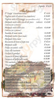 Bar Ristorante Pizzeria Italia menu