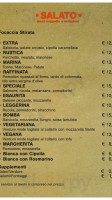 Focacceria Extra89 menu