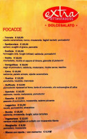 Focacceria Extra89 menu