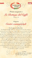 La Bottega Del Caffe menu