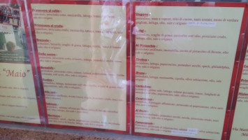 Panineria Maio menu