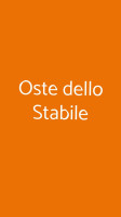 Oste Dello Stabile food