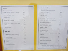 Al Pescatore menu