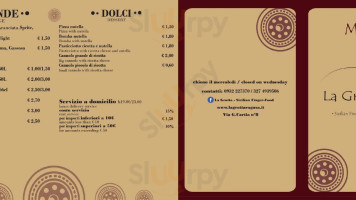 La Grotta Ragusa menu