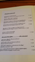 Pizzeria Zur Traube menu