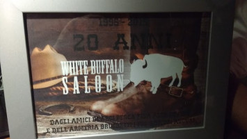 White Buffalo Saloon menu