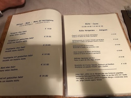 Pizzeria Gashof Post menu