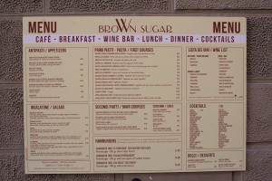 Brown Sugar Lounge menu