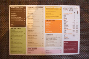 Brown Sugar Lounge menu