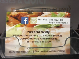 Pizzeria Willi food