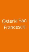 Osteria San Francesco food