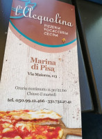 Pizzeria L'acquolina food