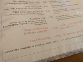 Pircher menu