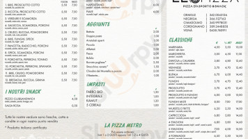 Voglia Di Pizza menu