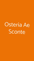 Osteria Ae Sconte food