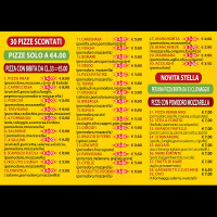 Pizzeria Stella 5 menu