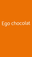 Ego Chocolat food