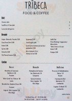 Tribeca Food Coffee menu