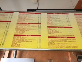 La Dama menu