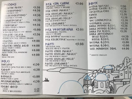 Santorini Gyreria menu