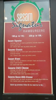 Sesam menu