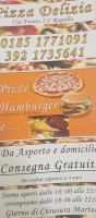 Pizza Delizia food