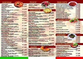 Fuori Di Pizza menu