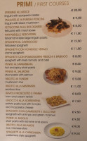 Osteria Del Lazzaretto menu