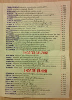 Trattoria Pizzeria La Gardenia menu