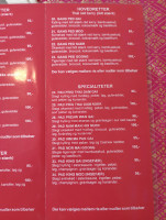 Familie Cafeen Thai Take Away menu