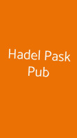 Hadel Pask Pub food