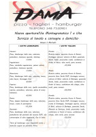 Dama menu