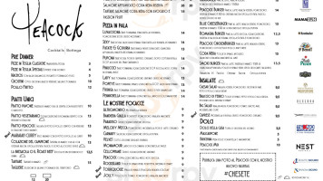 Peacock menu