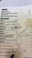 Pizzeria Lupo Alberto menu