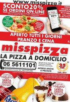 Miss Pizza Ostia food