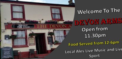 The Devon Arms outside