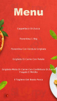 La Collinara menu