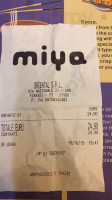 Miya Noodle Sushi menu