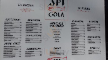 Spigola menu