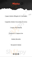 Gelateria Caprafico menu