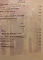 Buca Manzoni menu