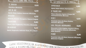 La Casa Del Pane menu