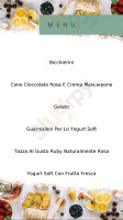 Tua Gelateria menu