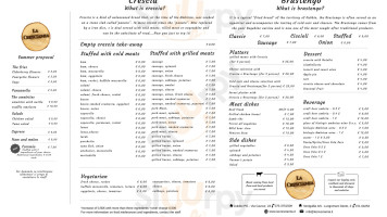 La Piazzetta Pizzeria Gubbio menu