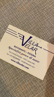 Villa Velar menu