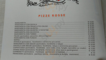 Trattoria Pizzeria Donna Rosa menu