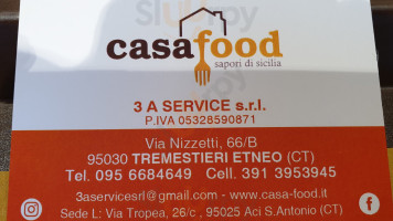 Casafood menu