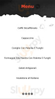 Coffee menu