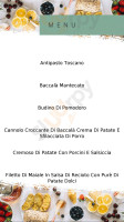 Casta D'uva menu