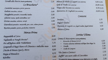 La Taverna Del Castello menu